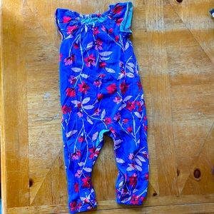 Tea ruffle sleeve romper 12-18